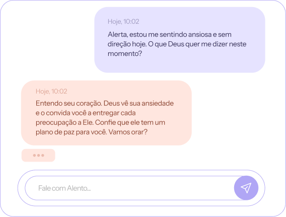 Placeholder da funcionalidade Chat Devocional